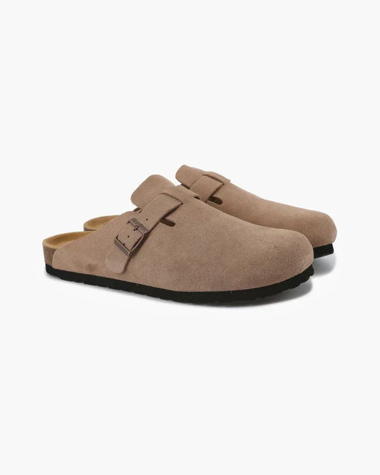 Old Money Suede Clogs